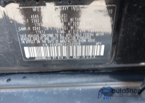 2012 Subaru Outback 2.5I Limited from USA, damaged, VIN 4S4BRBKC4C3300608